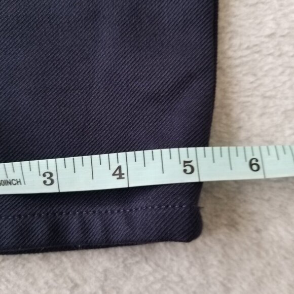 Talbots Womens 6 Lexington Pant Navy Blue Ponte Ankle Stretch Career Office - Picture 15 of 15